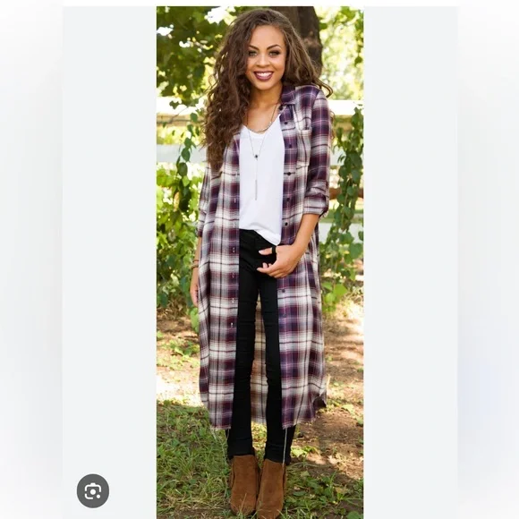 Anthropology Cloth & Stone Buttoned Duster/Dress - Picture 14 of 15